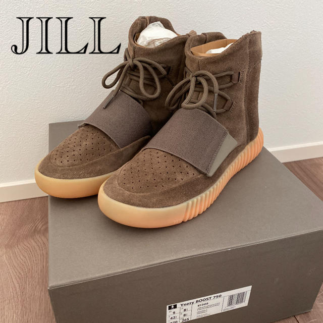 メーカー直売】 adidas - 国内正規 YEEZY BOOST 750 Chocolate 27cm