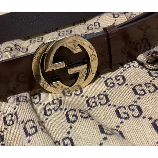 Gucci(グッチ)のGUCCI ベルト gg柄 メンズのファッション小物(ベルト)の商品写真