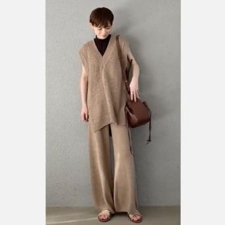 ZARA ニットベストパンツセットアップ - セット/コーデ