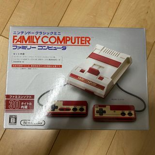 ファミリーコンピュータ(ファミリーコンピュータ)の極美品　ファミコンミニ　ファミリーコンピューター　動作確認済み(家庭用ゲーム機本体)