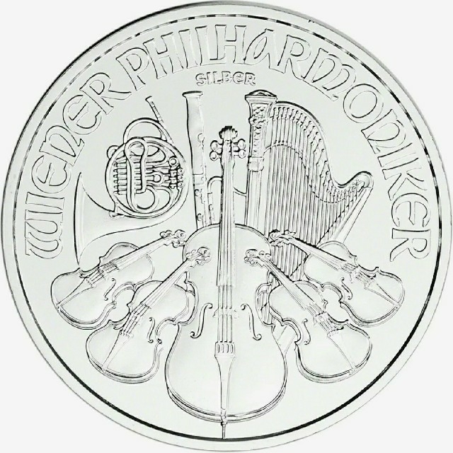 オーストリア ウィーン 銀貨 5枚セット 2020年 1.5ユーロ 1オンス2020年品位