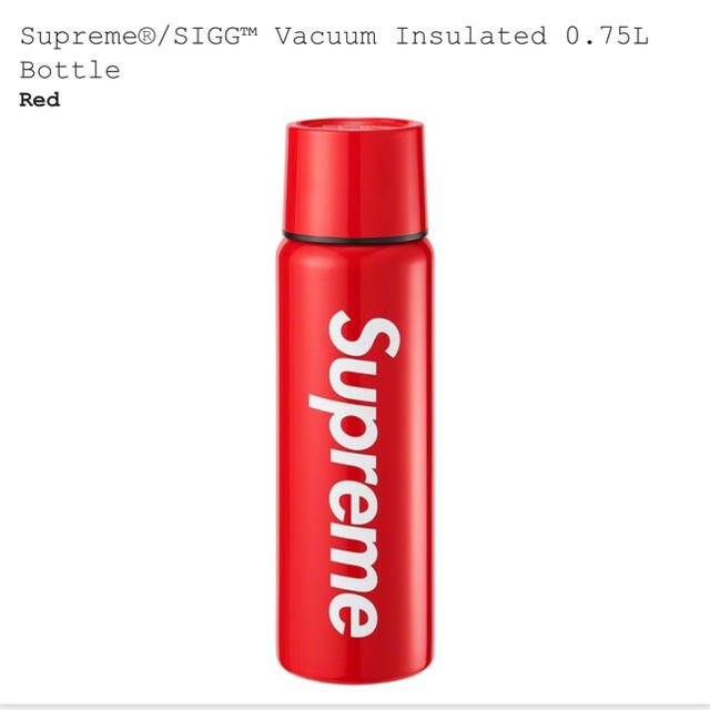 Supreme(シュプリーム)のSupreme SIGG Vacuum Insulated Bottle 赤  インテリア/住まい/日用品のキッチン/食器(タンブラー)の商品写真