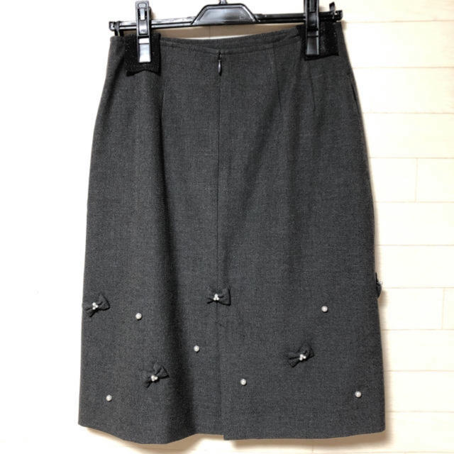 新品　定価15012円　ギャラリービスコンティ　リボン パール　スカート　2掲載