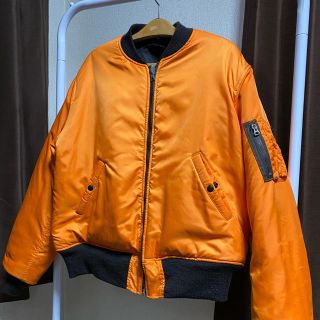 アンユーズド(UNUSED)の限定値下げ【タグ付き】16aw UNUSED×バズリクソンズ　ビッグma-1(フライトジャケット)