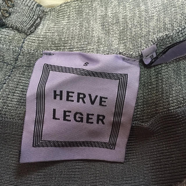 Herve Leger(エルベレジェ)のセレブ愛用 エルベレジェ 値下げ可 レディースのワンピース(ひざ丈ワンピース)の商品写真