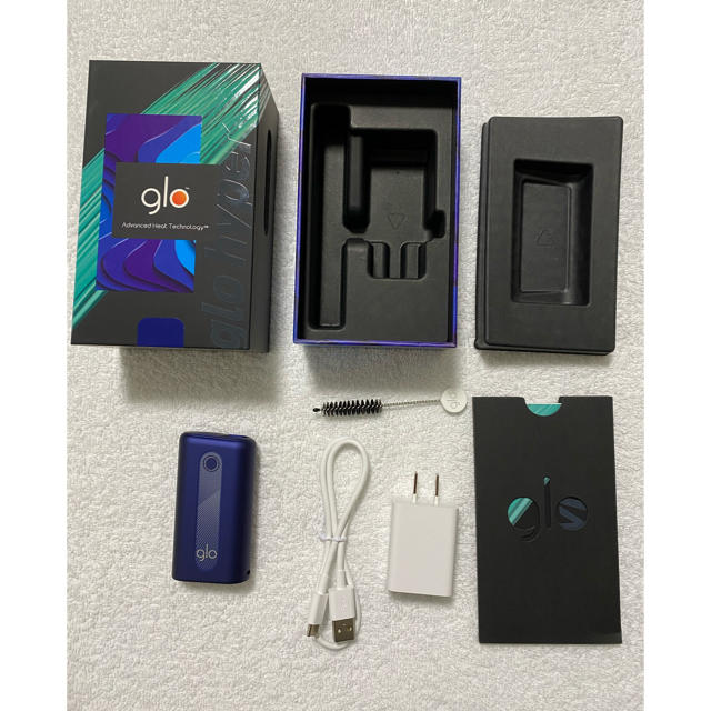 glo(グロー)のglo hyper   グロー　ハイパー　電子タバコ　ネイビー メンズのファッション小物(タバコグッズ)の商品写真