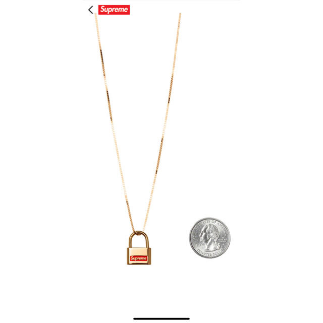 Supreme Jcob&co 14k Gold lock Pendant 2