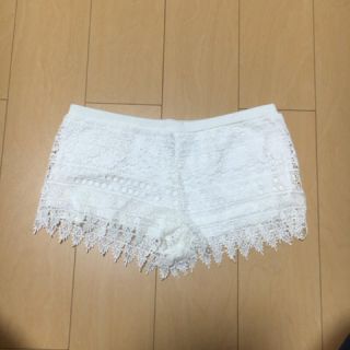 エイチアンドエム(H&M)のH&MレースショートパンツM(ショートパンツ)