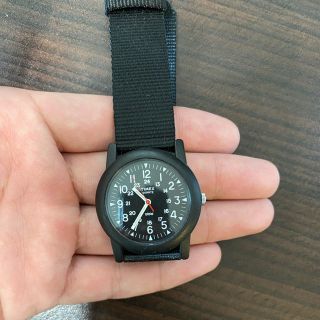 タイメックス(TIMEX)のタイメックス　キャンパー　ブラック(腕時計(アナログ))