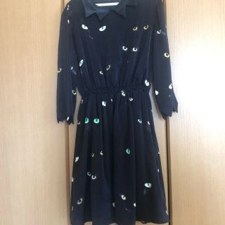 ミルク(MILK)のMILK♡CAT dress(ひざ丈ワンピース)