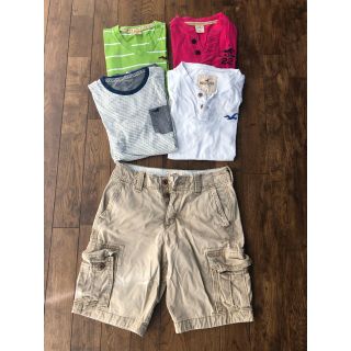 ホリスター(Hollister)の【ホリスター】半袖Tシャツ4枚とハーフパンツ(Tシャツ/カットソー(半袖/袖なし))