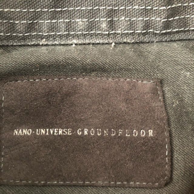 nano・universe(ナノユニバース)のnano universe ジャケット　黒 メンズのジャケット/アウター(Gジャン/デニムジャケット)の商品写真