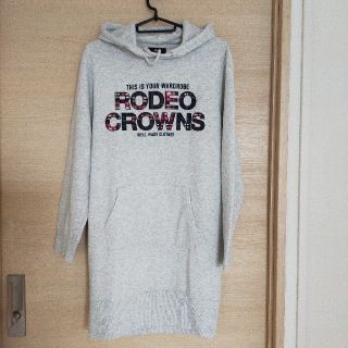 ロデオクラウンズ(RODEO CROWNS)の（12）RODEO CROWNS　パーカーワンピース　(•‿•)(ミニワンピース)