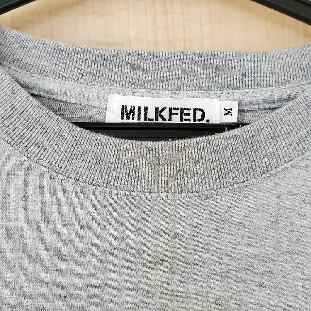 MILKFED.(ミルクフェド)のMILKFED.  ミルクフェド 長袖 ロンT   グレー M レディースのトップス(Tシャツ(長袖/七分))の商品写真