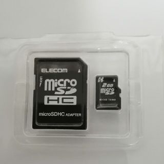 エレコム(ELECOM)のエレコム　micro SDカード　2Gb(PC周辺機器)