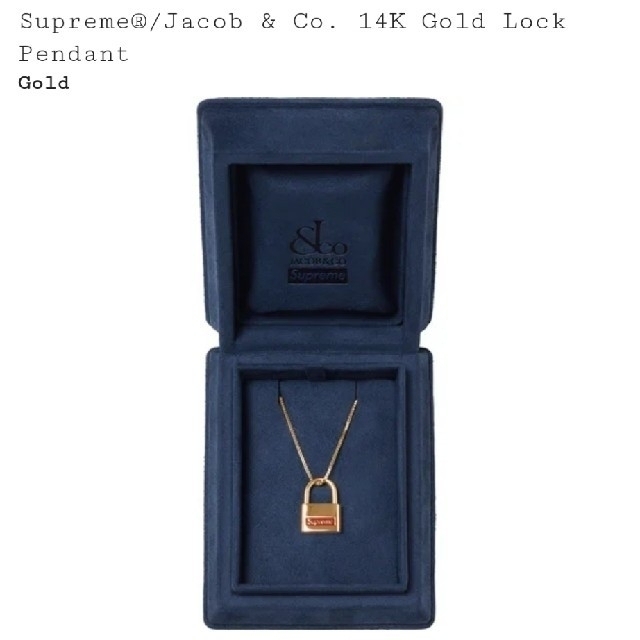 アクセサリーSupreme Jacob Co. 14K Gold Lock