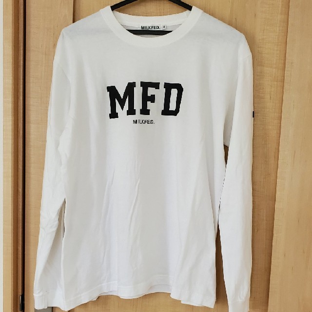 MILKFED.(ミルクフェド)のMILKFED.   ロンT   ホワイト M レディースのトップス(Tシャツ(長袖/七分))の商品写真