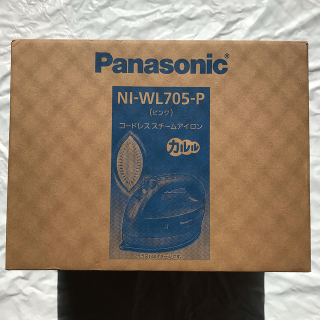 パナソニック コードレススチームWヘッドアイロン ピンク NI-WL705-P