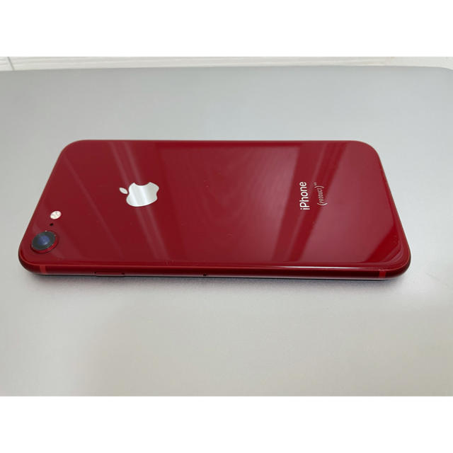 スマホ/家電/カメラiPhone8 256GB 赤 RED 本体　バッテリー最大容量100%