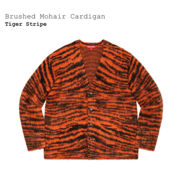 Supreme Brushed Mohair Cardigan 虎 M - カーディガン