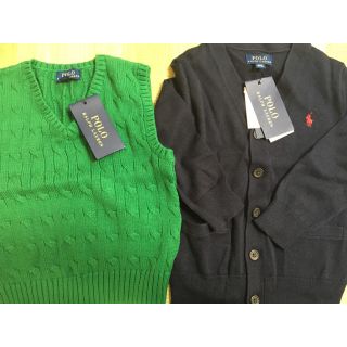 ポロラルフローレン(POLO RALPH LAUREN)のPOLO ラルフローレン　カーディガン&ベスト　２点セット(ニット)