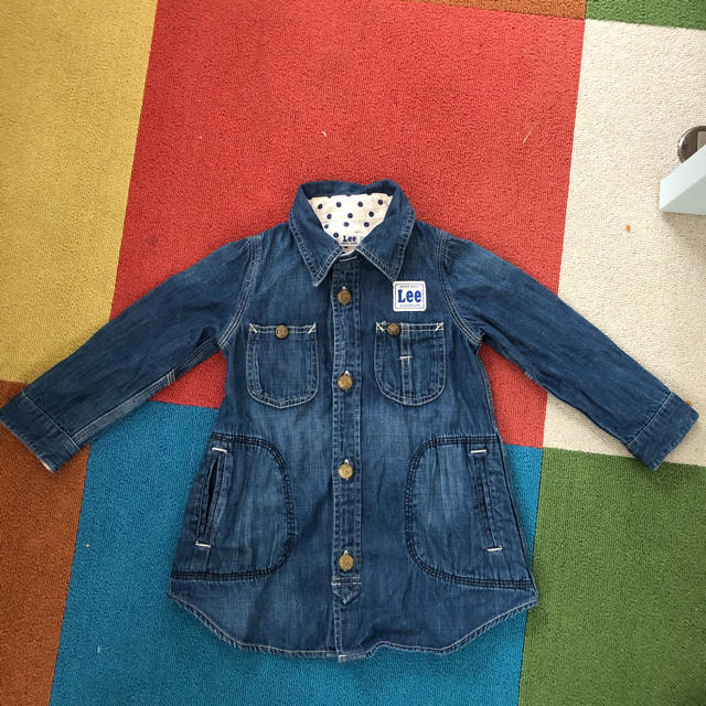 EDWIN(エドウィン)のStompStamp 購入　EDWIN  Lee  100ワンピース　羽織にも。 キッズ/ベビー/マタニティのキッズ服女の子用(90cm~)(ワンピース)の商品写真