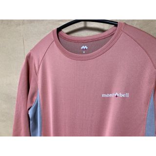 モンベル(mont bell)のモンベル  長袖Tシャツ M ピンク(Tシャツ(長袖/七分))