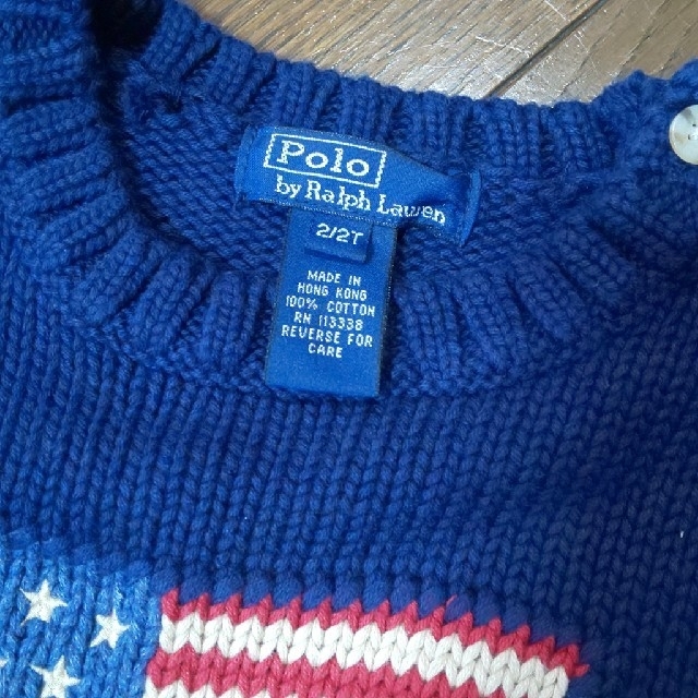 POLO RALPH LAUREN(ポロラルフローレン)のPolo Ralph Lauren  size2/2T キッズ/ベビー/マタニティのベビー服(~85cm)(ニット/セーター)の商品写真