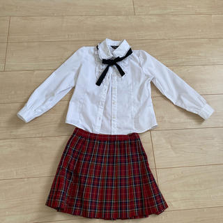 コムサイズム(COMME CA ISM)の女の子用　ジャケット　スカート　ブラウスのセット(ドレス/フォーマル)