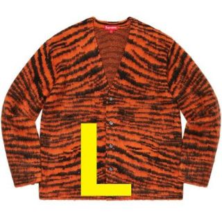 L supreme brushed mohair cardigan シュプリーム(カーディガン)