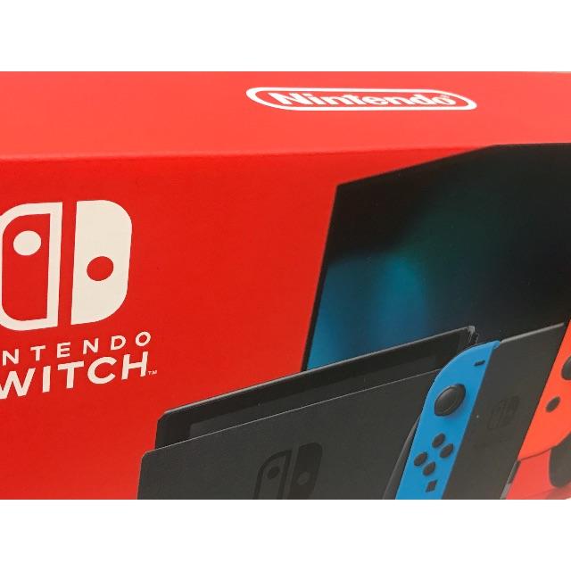 Nintendo Switch(ニンテンドースイッチ)のNintendo Switch 本体 ネオンブルー・ネオンレッド 新モデル エンタメ/ホビーのゲームソフト/ゲーム機本体(携帯用ゲーム機本体)の商品写真