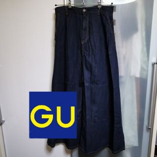 ジーユー(GU)のsaari様専用　GU デニムロングスカート(ロングスカート)