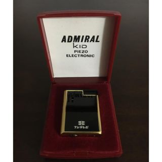 アドミラル(Admiral)の最終値下げ！【激レア】ADMIRAL KID PIEZOガスライター フジテレビ(タバコグッズ)