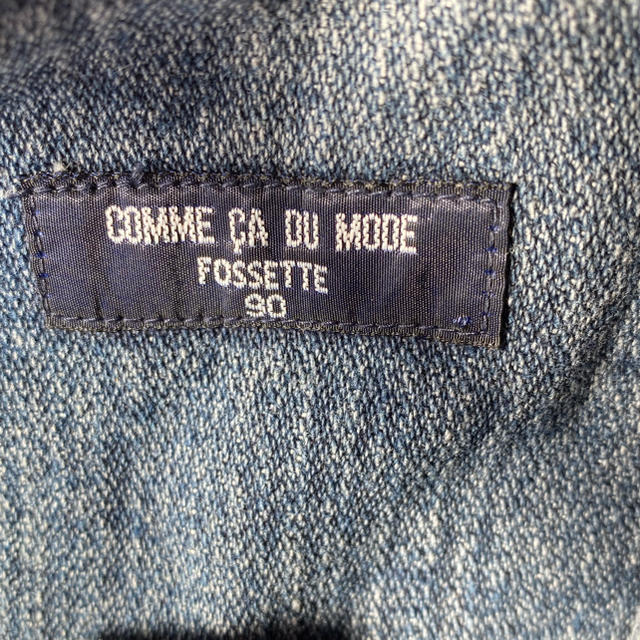 COMME CA DU MODE(コムサデモード)のコムサ デニムスカート 90 新品 キッズ/ベビー/マタニティのキッズ服女の子用(90cm~)(ワンピース)の商品写真