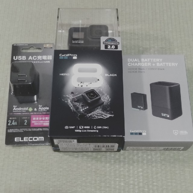 GoPro 8　HERO8BK-BACセット