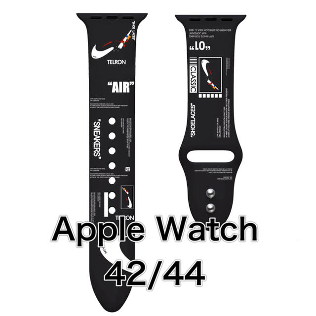 Apple Watch(アップルウォッチ)のApple Watch専用　スポーツバンド　ラバーバンド メンズの時計(ラバーベルト)の商品写真