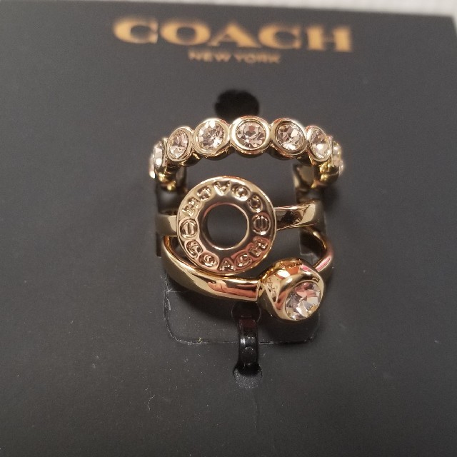 COACH(コーチ)のCOACH三連指輪 レディースのアクセサリー(リング(指輪))の商品写真