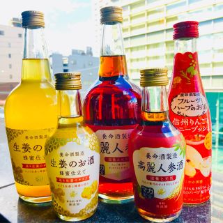 ⭐︎健康なお酒 5本詰め合わせセット⭐(リキュール/果実酒)