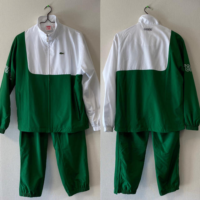 Supreme(シュプリーム)の【美品】SUPREME LACOSTE ラコステ Track セットアップ S メンズのジャケット/アウター(その他)の商品写真