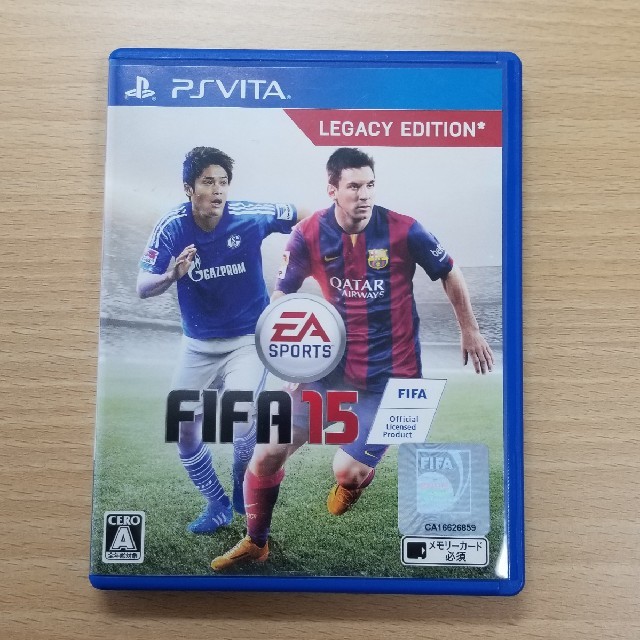 PlayStation Vita(プレイステーションヴィータ)のPS VITA  FIFA15 エンタメ/ホビーのゲームソフト/ゲーム機本体(家庭用ゲームソフト)の商品写真