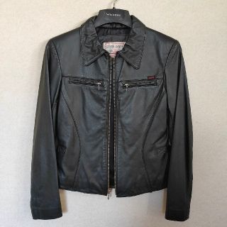 ゲス(GUESS)のGUESS レザージャケット レディース(ライダースジャケット)