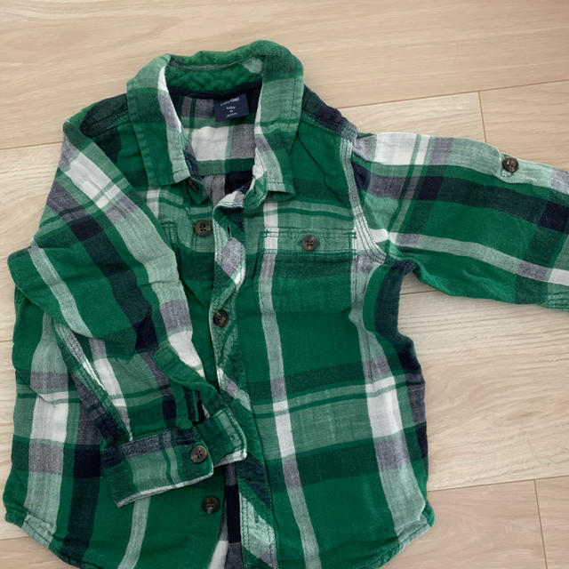 babyGAP(ベビーギャップ)の子ども　長袖 キッズ/ベビー/マタニティのキッズ服男の子用(90cm~)(ブラウス)の商品写真