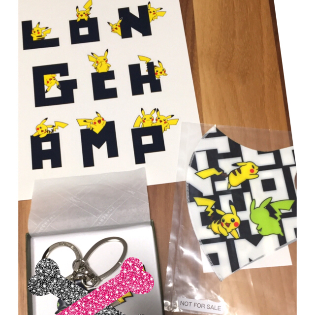 LONGCHAMP - ロンシャン　LONGCHAMP ピカチュウ ポケモンノベルティ非売品