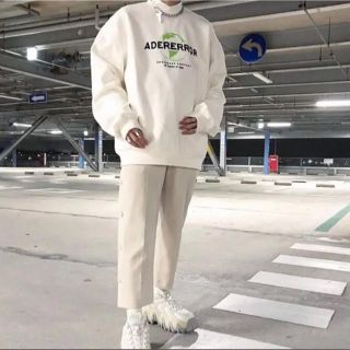 ラフシモンズ(RAF SIMONS)のcruffin snap pants スナップパンツ ワイドパンツ ベージュ(スラックス)