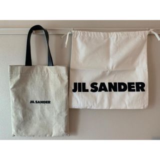 ジルサンダー(Jil Sander)のオレオ様専用　ジルサンダー ロゴ トートバッグ キャンバス jil sander(トートバッグ)