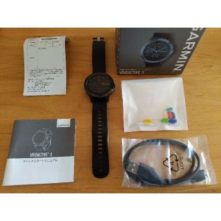 ガーミン(GARMIN)の【中古】GARMIN vivoactive3 Black Slate(腕時計(デジタル))