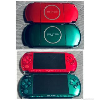 プレイステーションポータブル(PlayStation Portable)のPSP-3000 完全ジャンク　2台(携帯用ゲーム機本体)