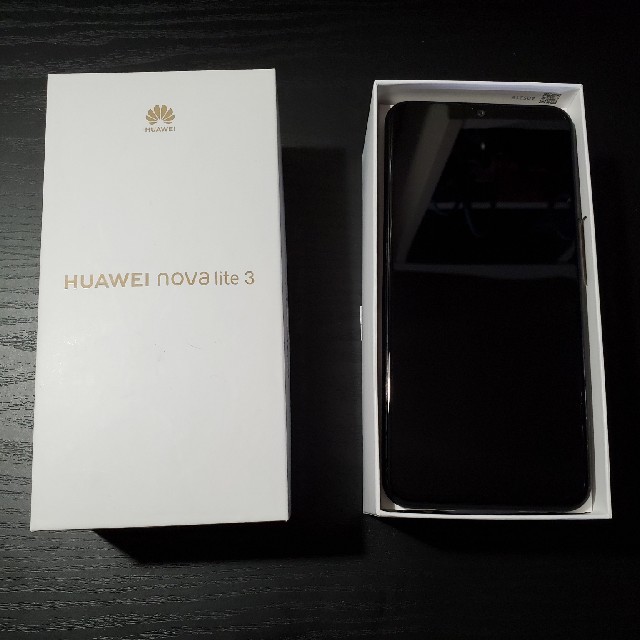 ファーウェイ　HUAWEI nova lite 3 ブラック　32gb