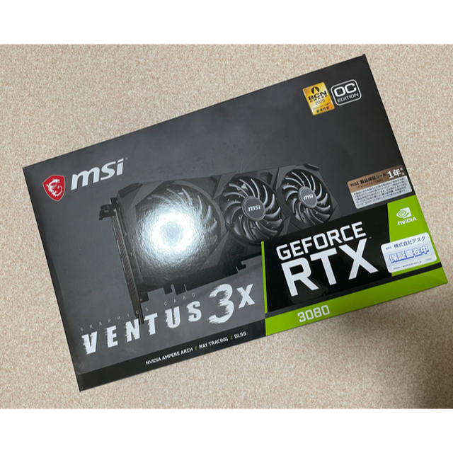 MSI GeForce RTX 3080 VENTUS3X 10G OC PCパーツ