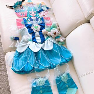 バンダイ(BANDAI)のなりきり　プリキュア　衣装　105〜115cm ハロウィン　パーティー　訳あり(衣装一式)